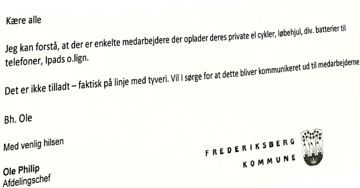 Opladning-ikke-tilladt